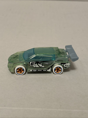 Hot Wheels Loop Coupe Clear Light Green DJ021 Scale 1:64 Die Cast Car