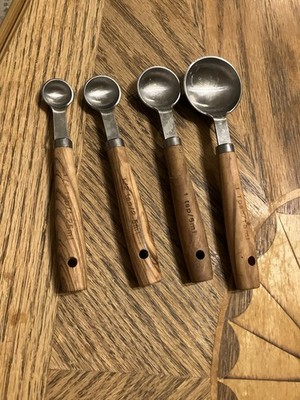 Measuring Spoons Wooden Handles