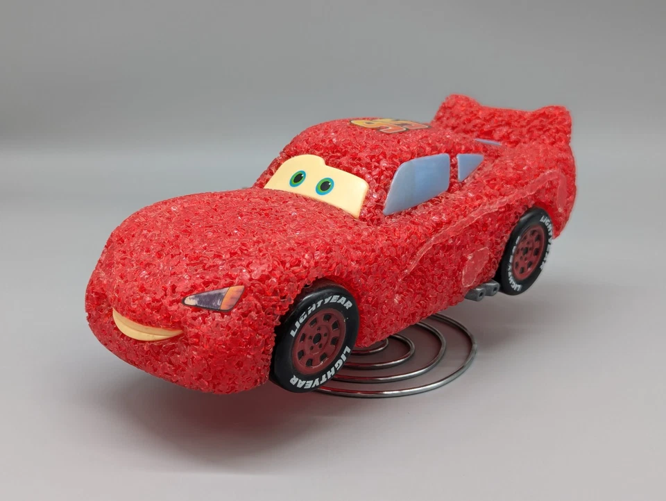 Disney Pixar Cars Lightning McQueen Night Light Table Lamp Sponge Plastic Works - Image 3 of 4