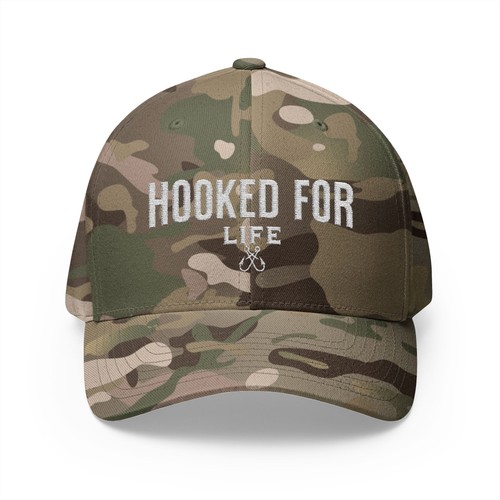 Custom Embroidered Closed-Back Cap, Gift for Outdoors Lovers, Fishing Hat, [...] - Picture 25 of 41