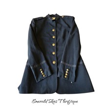 Vintage the works saks 5th ave military style blazer size 8 free shipping