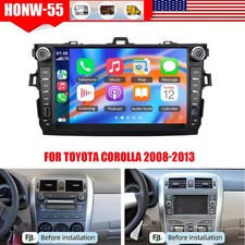 9 Carplay For Toyota Corolla 2008-2013 Android 14 Gps Navigation Car Stereo 64g