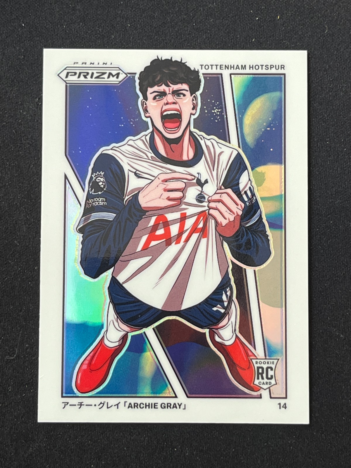 Archie Gray 2024-25 Panini Prizm Premier League RC Manga Prizm Case Hit SSP #5