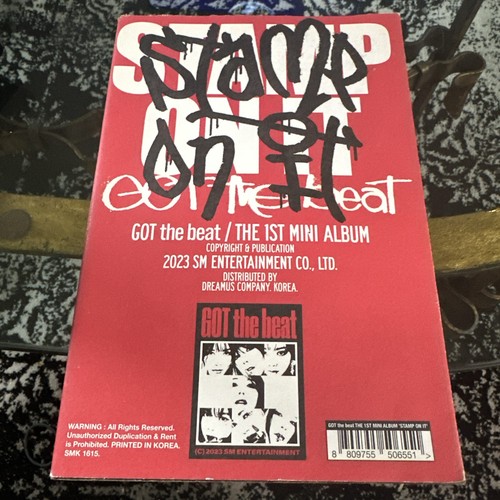 GOT THE BEAT STAMP ON IT 1st Mini Album STAMP CD+Photo Book - Afbeelding 1 van 4