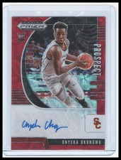 2020 Panini Prizm Draft - Onyeka Okongwu - Prospect Choice Red Rookie Auto #/88