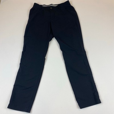 Mens Under Armour Drive Golf Pants Athletic Fit Four Pockets Active Black 32x30