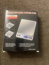 Superior Mini Digital Platform Scale I-2000 Auto Off With 1 Clear Bowl Battery