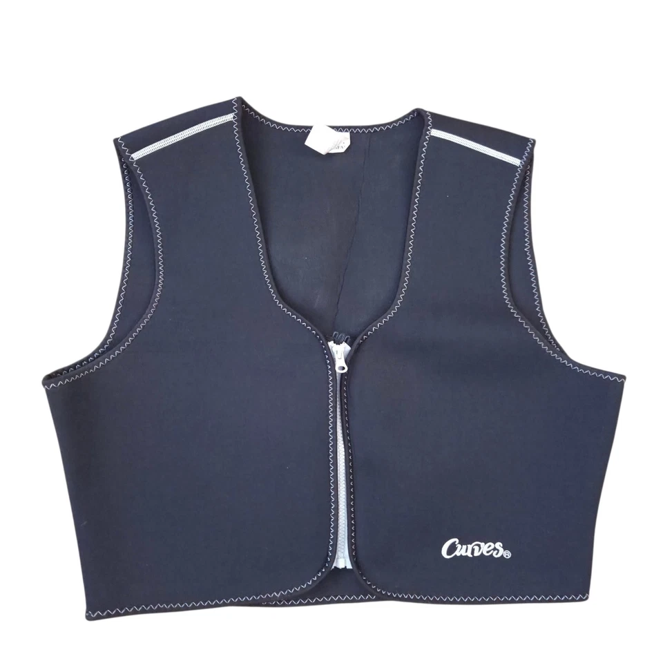 Top de neopreno con forma del cuerpo camisa de ejercicio para mujer 1XL chaleco de sauna Foto 2 de 4