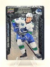 2019-20 Upper Deck Credentials - Quinn Hughes Rookie Steel Wheels Sw-20 Rc
