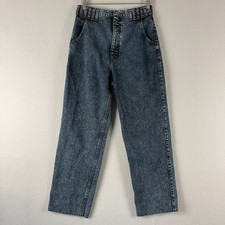 Vintage Wrangler Straight Jean Womens 27X27 Acid Wash High Rise USA Made 80s