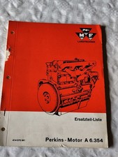 Massey Ferguson Perkins A6.354 Motor Ersatzteilliste  spare parts list K69