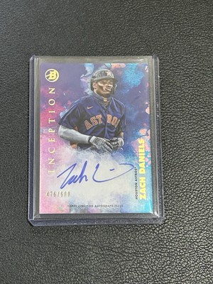 2021 Bowman Inception Inception Auto /600 Zach Daniels #PA-ZD Auto B3