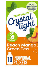 Crystal Light Drink Mix, 10 Packets, for Convenient On-the-Go Flavorful Hydrati