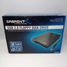 Sabrent: External USB 2.0 Floppy Disk Drive Model: FL-UDRV NEW OPEN-BOX