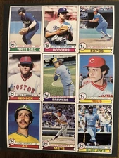 1979 TOPPS BASEBALL CARDS - You Pick - Complete Your Set #1-380
