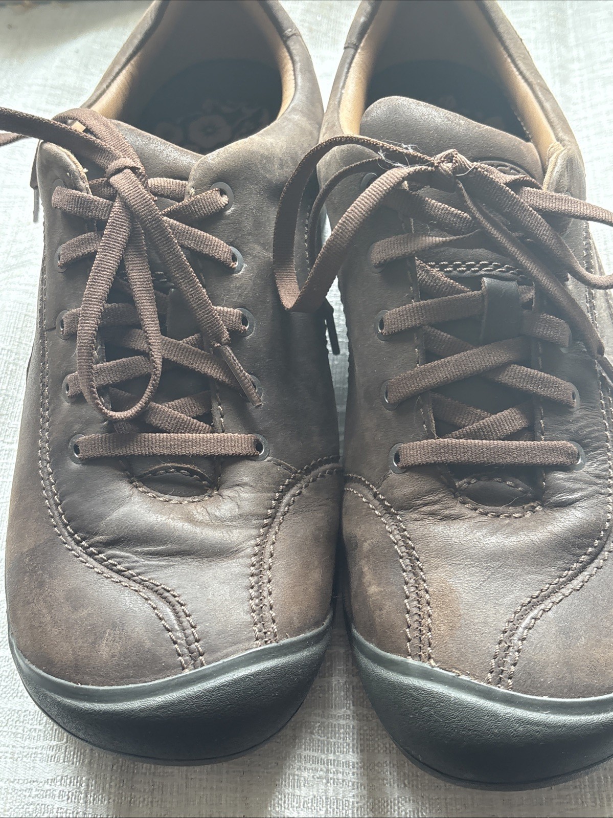 Scarpe stringate Keen in pelle da passeggio escursionismo outdoor donna taglia 10 marrone