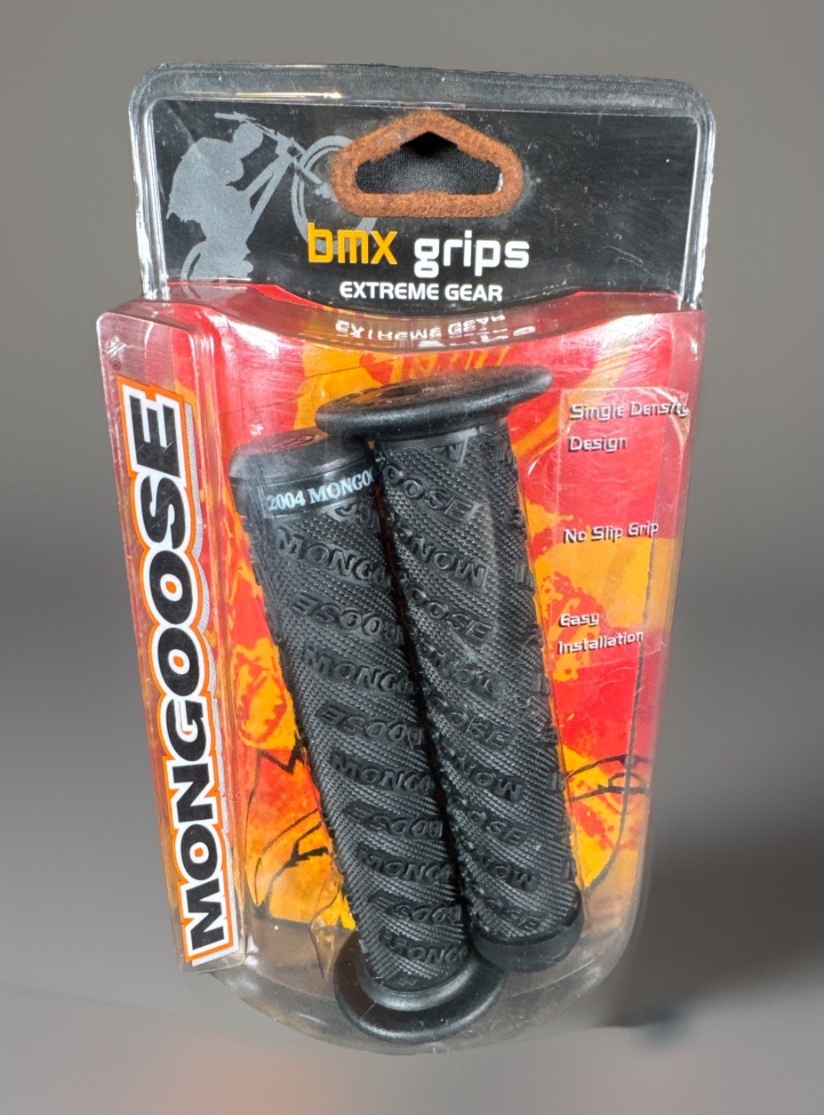 ✨Vtg Mongoose BMX Extreme Gear Handlebar Grips Non-Slip Si