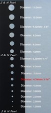 JNNPEARL 1.3mm Thick 4.76mm 50pcs Mother of Pearl Inlay Dots for Guitar, Banjo