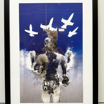 Robert Del Naja 3D Silkscreen ''4 Noble Truths'' Edition, Autographed