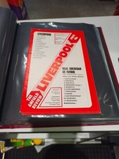 Liverpool V Real Sociedad UEFA Cup 1975/6 4/11/1975 28