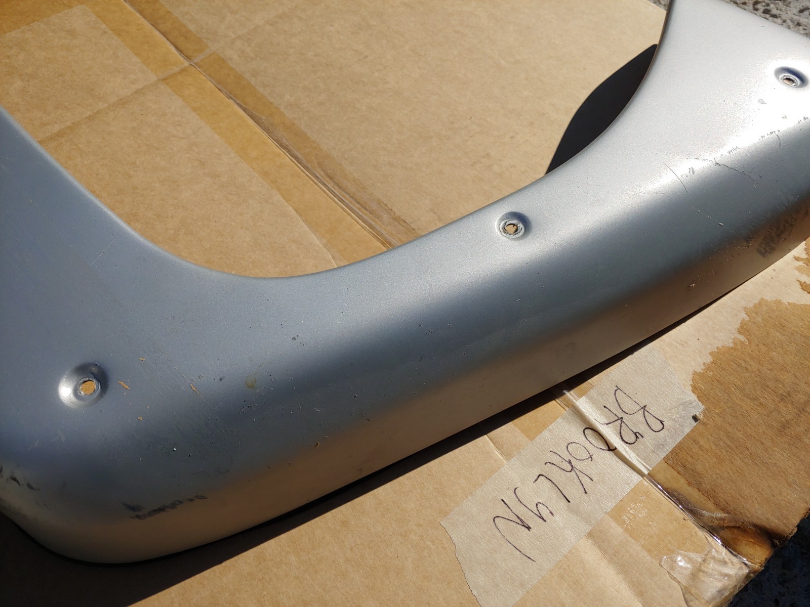 Ferrari 360 Modena OEM RH Door Panel Pocket Trim Cover Metallic Silver
