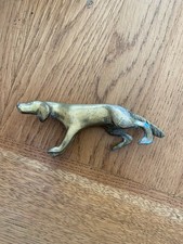 Irish Setter Dog Brass Figure Ornament Vintage