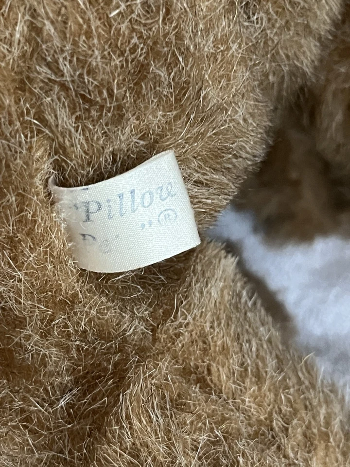 Vintage 1976 R. DAKIN Pillow Pets 14” Brown Teddy Bear Plush Stuffed Animal - Image 4 of 4