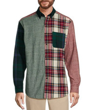 Roundtree  Yorke Men's Portuguese Flannel Shirt, Multicolor color block, L