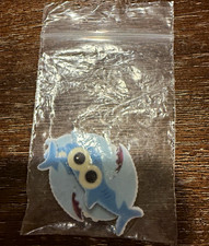 4 Blue Shark Baby Shark Girls PVC Shoe Charm Cartoon Animal Theme cabochans
