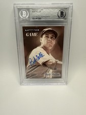 1998 Fleer Sports Illustrated Then & Now - Legends of the Game Bob Feller  AUTO