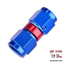 Female to Female Swivel Coupler Union Fitting Adapter Aluminum 6AN Straight