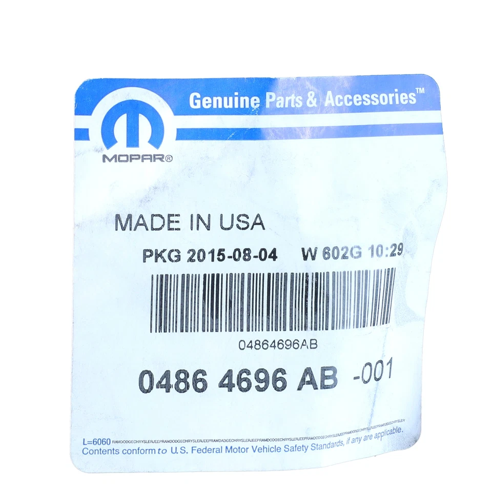 Paquete de junta de carrocería de válvula genuino Mopar 2001-2007 Dodge Grand Caravan 486496AB Foto 4 de 4