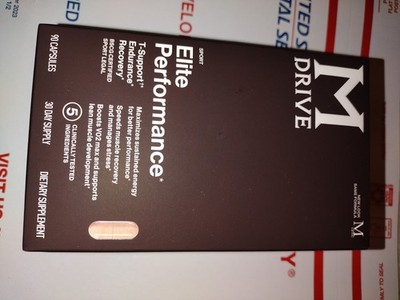 M Drive Elite: Performance Test Support For Endurance, Recovery, Muscle. 90 Caps
