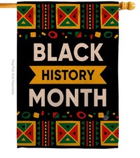 Ornament Collection Celebrate Black History Month House Flag Made in USA