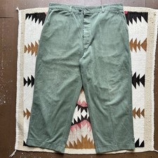 Vintage 1950s USMC P-53 Cotton HBT Trousers Sz 40