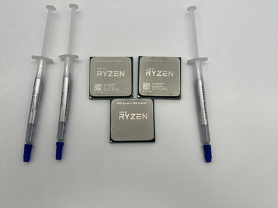 LOT OF 3 AMD Ryzen 5 PRO 3400GE 4-Core AM4 3.3Ghz CPUs YD340BC6M4MFH