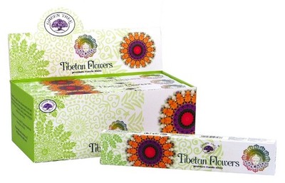 Räucherstäbchen Green Tree ''Tibetan Flowers'' 15gr.