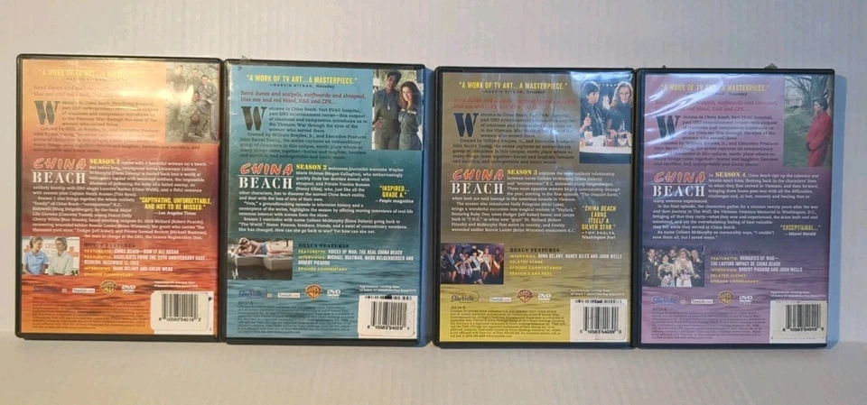 China Beach Complete TV Series Seasons 1 2 3 4 DVD 1988 Like New 19 Discs - Image 2 of 4