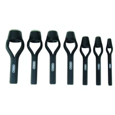 General Tools Hollow Steel Arch round Hole Punch Cutter Set 7 Pack Steel Tool