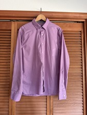 Van Heusen Men's Long Sleeve Dress Shirt large Slim Fit