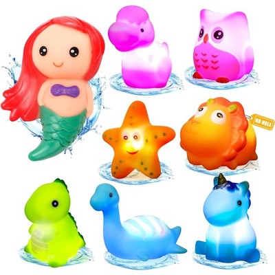 LED Badespielzeug Set Wasserleuchte Kinder Baby sensorisch trainieren
