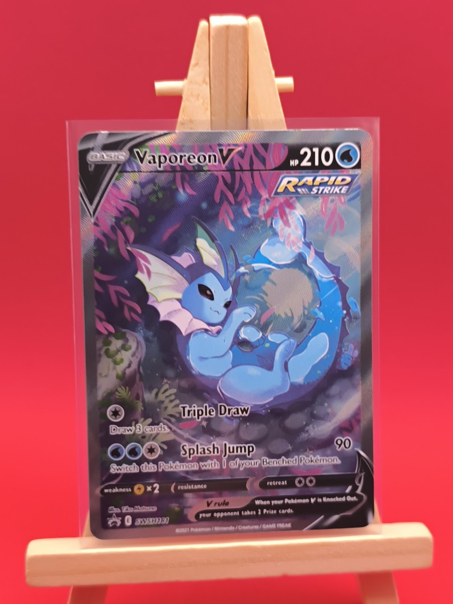 シャワーズV sa 英語版(vaporeon V) Vaporeon V | SWSH Black Star Promo 181 | Mint | Full Art