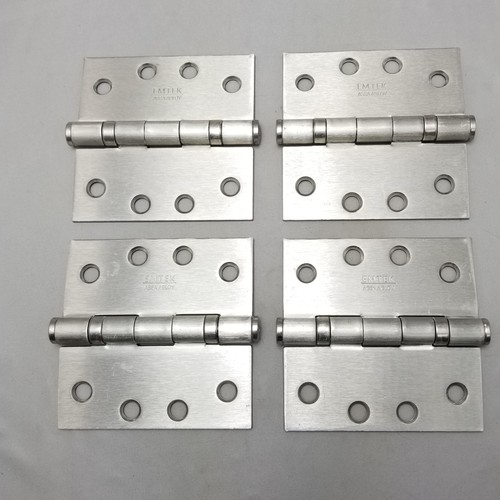 Emtek Assa Abloy Ball Bearing Butt Hinges Stainless Steel Heavy Duty Qty 4