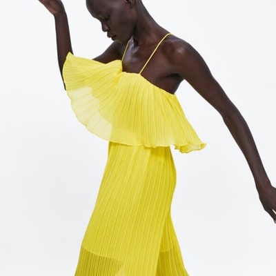 yellow one piece jumpsuit