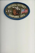 2002 Pacifica District Camporee patch
