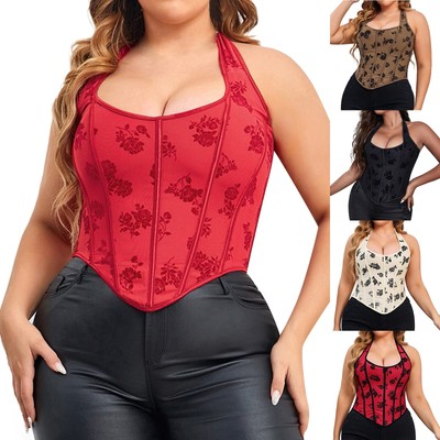 plus size bustier crop top