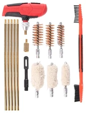 Birchwood Casey SHGCLNKIT  Cleaning Kit 17 Pieces Black/Red