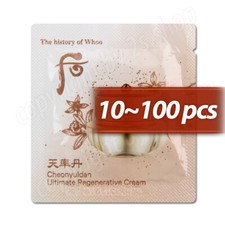 The History of Whoo Cheonyuldan Ultimate Regenerating Cream  1ml 10pcs~120pcs