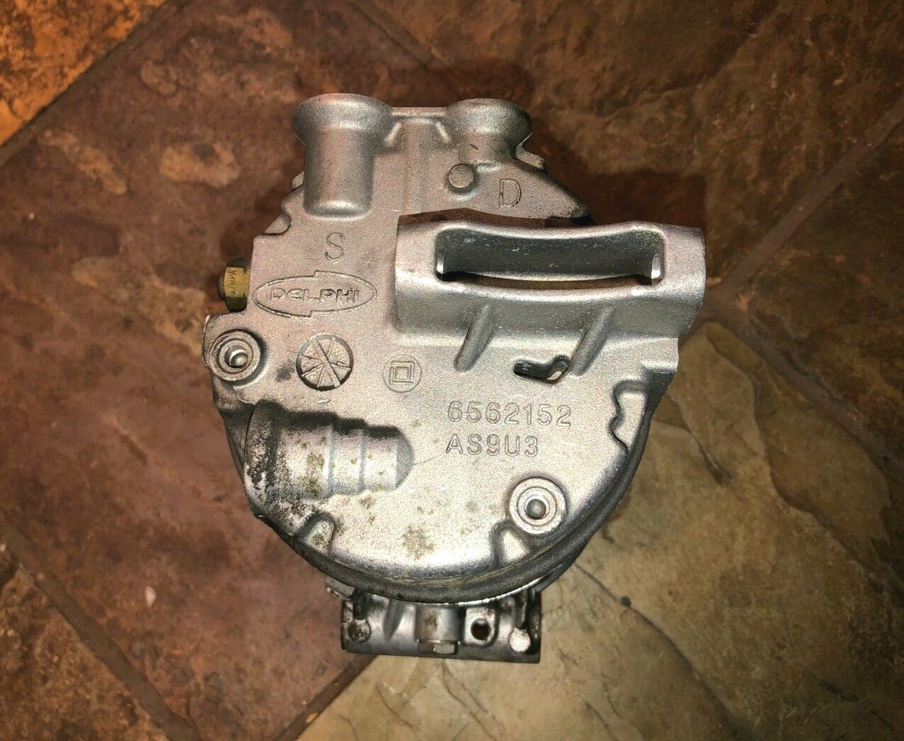 2006 2007 2008 MASERATI QUATTROPORTE A/C COMPRESSOR, PART# 01140703, GENUINE OEM