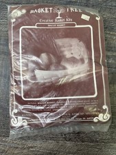 BASKET TREE CREATIVE KITS Biscuit Basket WEAVE Crooked River 9"x9"x3" Finished